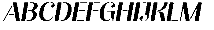 Akisan Round Bold Expanded Slant Font UPPERCASE