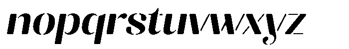 Akisan Round Bold Expanded Slant Font LOWERCASE