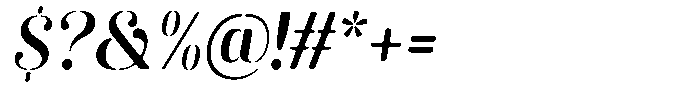 Akisan Round Bold Sem Condensed Slant Font OTHER CHARS