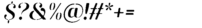 Akisan Round Bold Slant Font OTHER CHARS