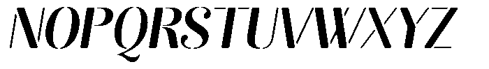 Akisan Round Bold Slant Font UPPERCASE