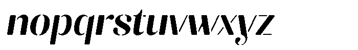 Akisan Round Bold Slant Font LOWERCASE