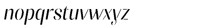 Akisan Round Condensed Slant Font LOWERCASE