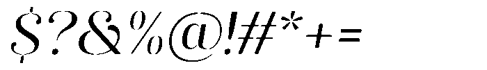 Akisan Round Expanded Slant Font OTHER CHARS