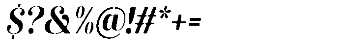 Akisan Round Extra Bold Condensed Slant Font OTHER CHARS