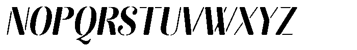 Akisan Round Extra Bold Condensed Slant Font UPPERCASE
