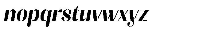 Akisan Round Extra Bold Condensed Slant Font LOWERCASE