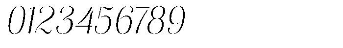 Akisan Round Extra Light Condensed Slant Font OTHER CHARS