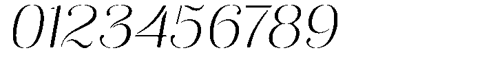 Akisan Round Extra Light Exp Slant Font OTHER CHARS