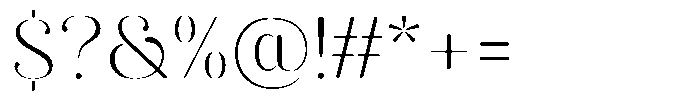Akisan Round Extra Light Exp Font OTHER CHARS