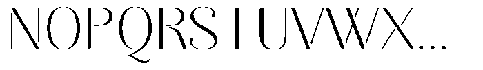 Akisan Round Extra Light Exp Font UPPERCASE