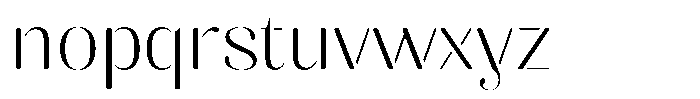 Akisan Round Extra Light Exp Font LOWERCASE