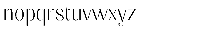 Akisan Round Extra Light Sem Condensed Font LOWERCASE