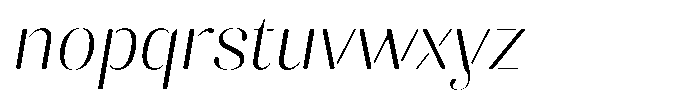 Akisan Round Extra Light Sem Exp Slant Font LOWERCASE
