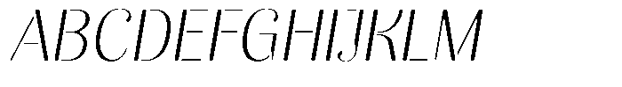 Akisan Round Extra Light Slant Font UPPERCASE