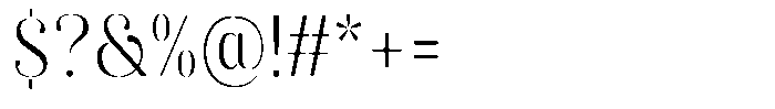 Akisan Round Light Condensed Font OTHER CHARS