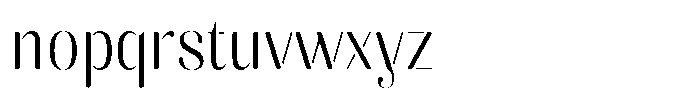 Akisan Round Light Condensed Font LOWERCASE