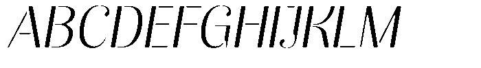 Akisan Round Light Sem Exp Slant Font UPPERCASE