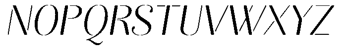 Akisan Round Light Sem Exp Slant Font UPPERCASE