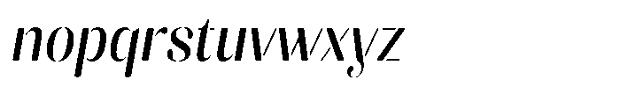 Akisan Round Medium Condensed Slant Font LOWERCASE