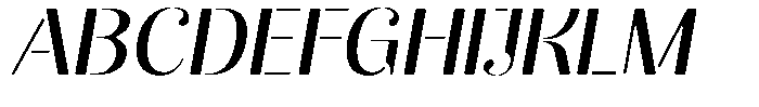 Akisan Round Medium Exp Slant Font UPPERCASE
