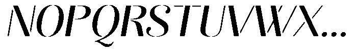 Akisan Round Medium Exp Slant Font UPPERCASE