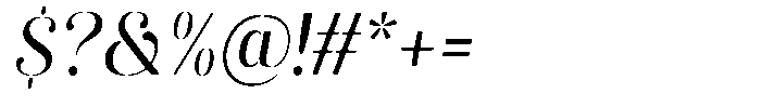 Akisan Round Medium Sem Condensed Slant Font OTHER CHARS