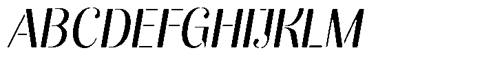 Akisan Round Medium Sem Condensed Slant Font UPPERCASE