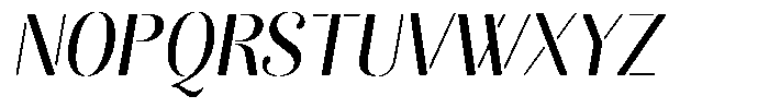 Akisan Round Medium Sem Condensed Slant Font UPPERCASE