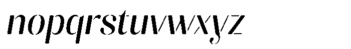 Akisan Round Medium Sem Condensed Slant Font LOWERCASE