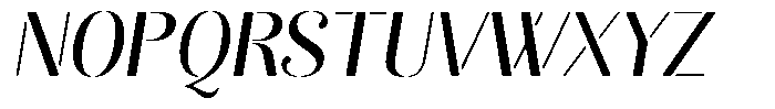 Akisan Round Medium Slant Font UPPERCASE