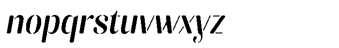 Akisan Round Sem Bold Condensed Slant Font LOWERCASE
