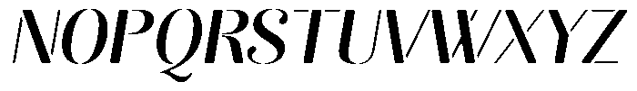 Akisan Round Sem Bold Sem Exp Slant Font UPPERCASE