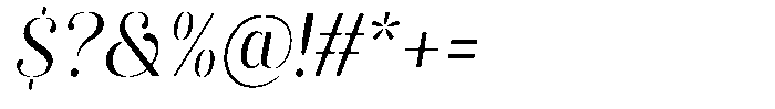 Akisan Round Sem Condensed Slant Font OTHER CHARS