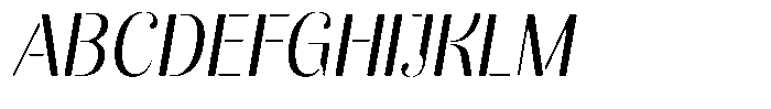Akisan Round Sem Condensed Slant Font UPPERCASE