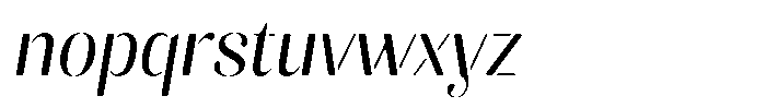 Akisan Round Sem Condensed Slant Font LOWERCASE