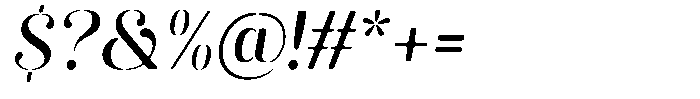 Akisan Round Semi Bold Slant Font OTHER CHARS