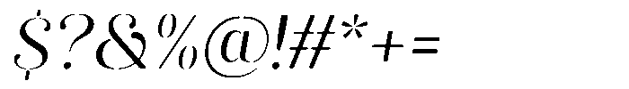Akisan Round Semi Expanded Slant Font OTHER CHARS
