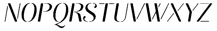Akisan Round Semi Expanded Slant Font UPPERCASE