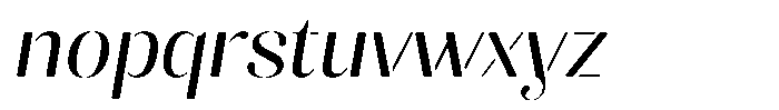 Akisan Round Semi Expanded Slant Font LOWERCASE