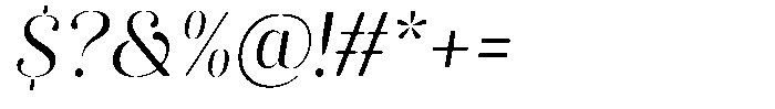 Akisan Round Slant Font OTHER CHARS