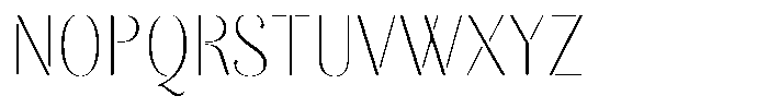 Akisan Round Thin Condensed Font UPPERCASE