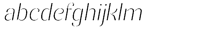 Akisan Round Thin Expanded Slant FONT