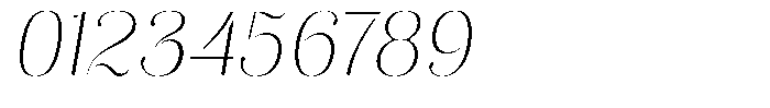 Akisan Round Thin Slant Font OTHER CHARS