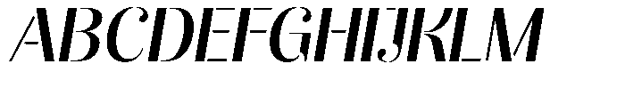 Akisan Sem Bold Sem Exp Slant Font UPPERCASE