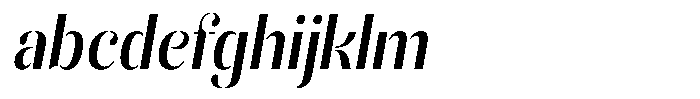Akisan Semi Bold Condensed Slant FONT