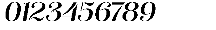 Akisan Semi Bold Expanded Slant Font OTHER CHARS