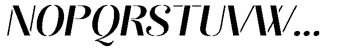 Akisan Semi Bold Expanded Slant Font UPPERCASE