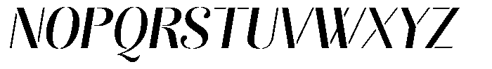 Akisan Semi Bold Slant Font UPPERCASE