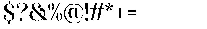 Akisan Semi Bold Font OTHER CHARS